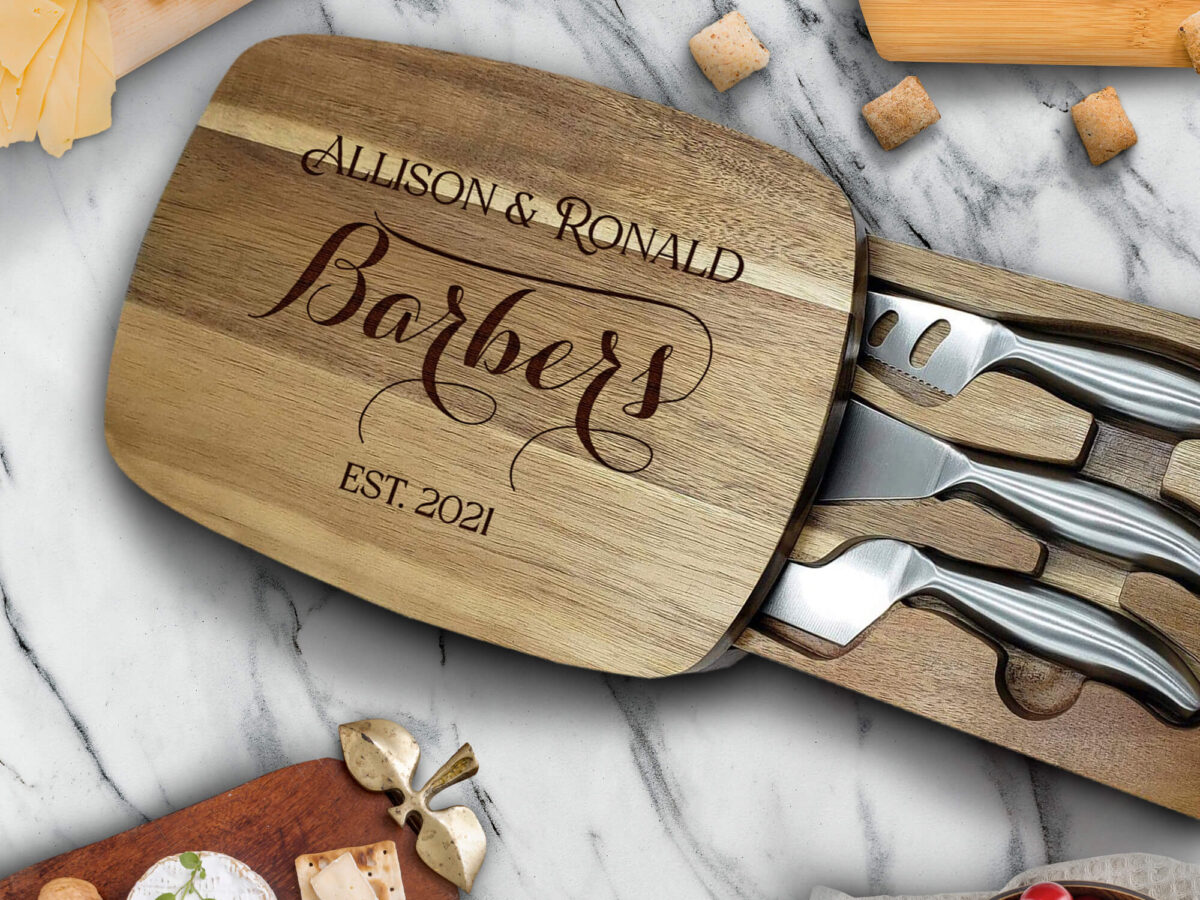 Personalized Acacia Cutting Board, Custom Cheese Board or Charcuterie Board for outlet a Unique Wedding Gift, Engagement Present, or Closing Gift