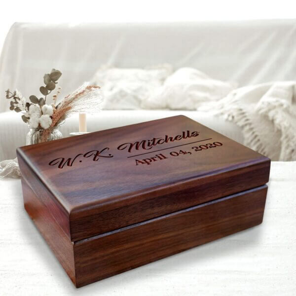 Wedding Keepsake Box Personalised Engraved Wooden Wedding Memory Box Custom  Gift