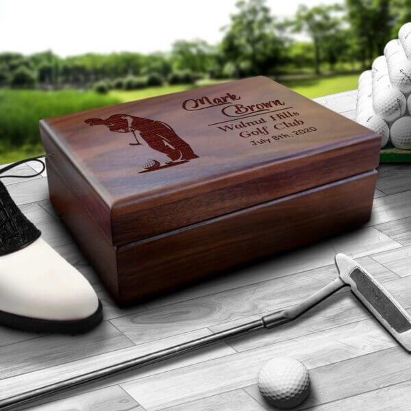 BOBI CARE Custom Best Gifts for Men Premium Golf Gift Set, Personalized  Good Gifts for Men Elegant Golf Box Gift, Engraved DIY Gifts for Boyfriend