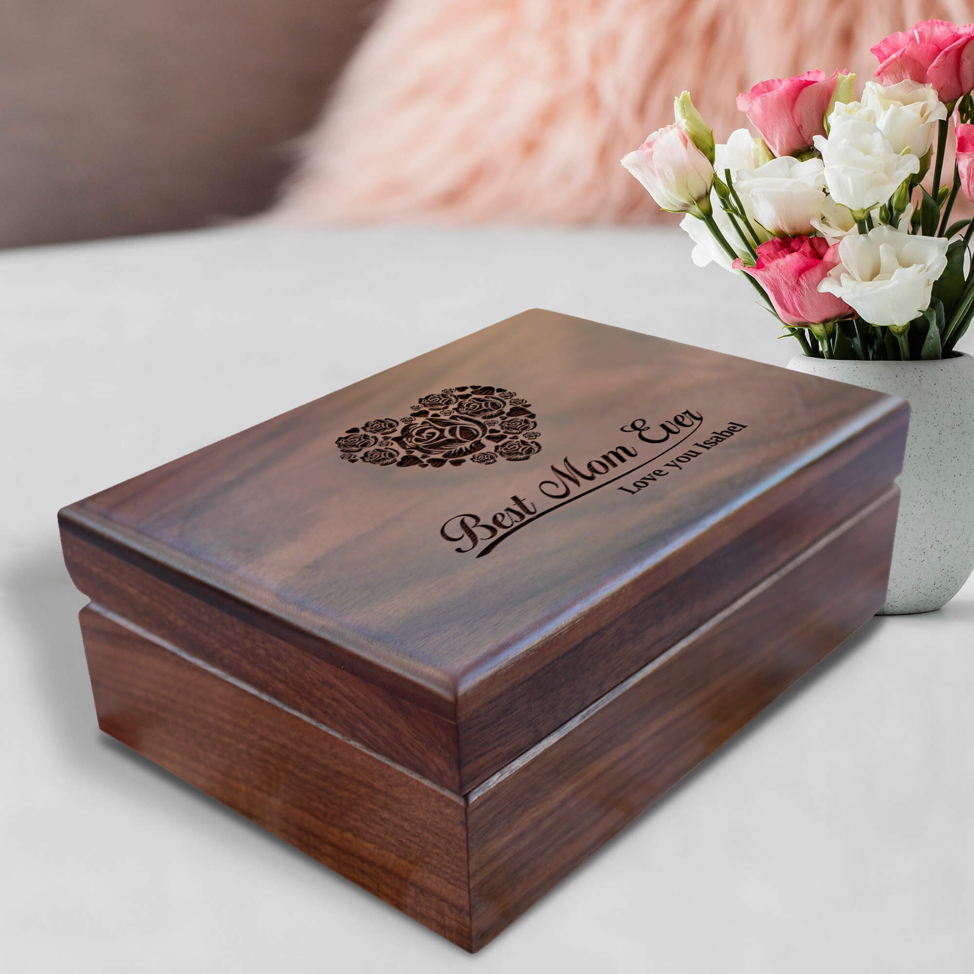 World's Best Mom Jewelry discount Box | Keepsake box for Mom | Gift for Mom