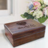 Engraved Memories in a Wooden Jewelry Box: Ulta Birthday Gift for Women with a Small Jewelry Box - Aspera Design