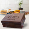 Wood Keepsake Box: Attorney Keepsake Box- Aspera Design