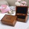 Custom Mr And Mrs Memory Box, Wedding Memory Box: A personalized keepsake box for couples to cherish their wedding memories.