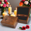 In Loving Memory of Dad: Keepsake Photo Box with Lock - Aspera Design