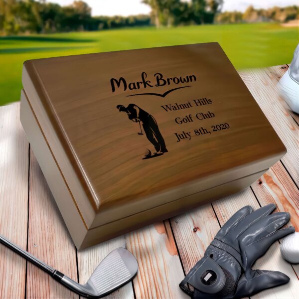 Unveiling the Golf Mystery: Perfect Gifts for Lovers of Carved Wooden Boxes - Aspera Design