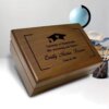 Personalized Keepsake Box with Graduation Cap: A special box to cherish memories from graduation day.