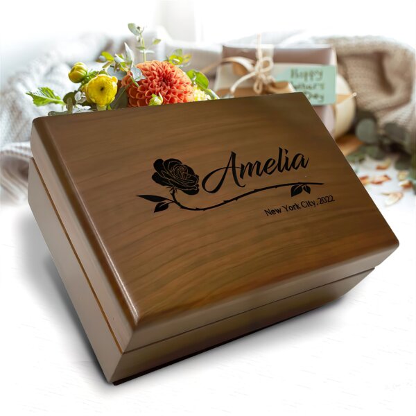 Girls Keepsake Box - A beautiful collection for treasuring photos, bridal memories, and heartfelt letters.